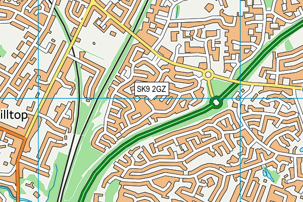 SK9 2GZ map - OS VectorMap District (Ordnance Survey) SK9 2GZ map - OS VectorMap District (Ordnance Survey)