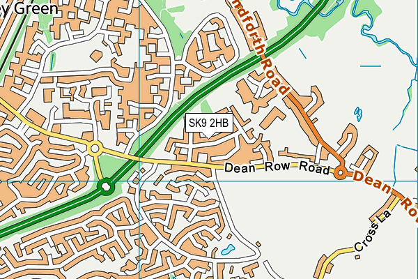SK9 2HB map - OS VectorMap District (Ordnance Survey) SK9 2HB map - OS VectorMap District (Ordnance Survey)