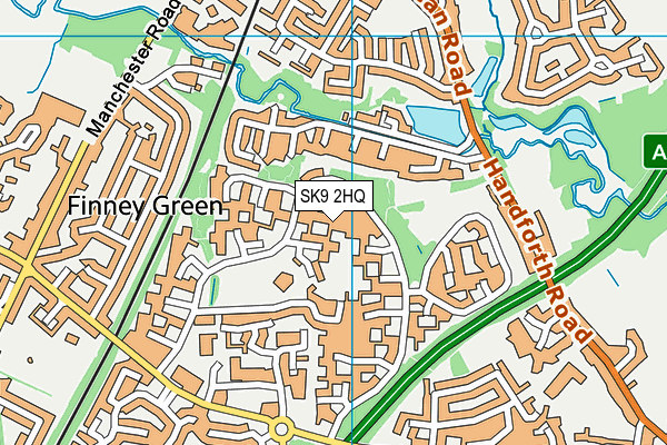 SK9 2HQ map - OS VectorMap District (Ordnance Survey)
