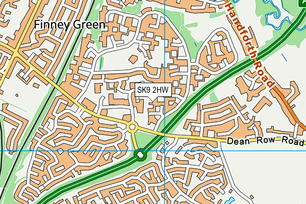 SK9 2HW map - OS VectorMap District (Ordnance Survey) SK9 2HW map - OS VectorMap District (Ordnance Survey)