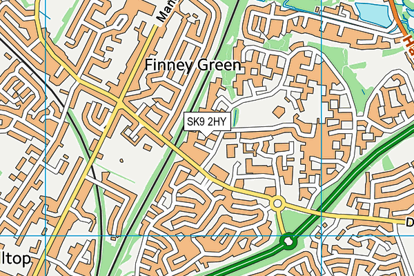 SK9 2HY map - OS VectorMap District (Ordnance Survey) SK9 2HY map - OS VectorMap District (Ordnance Survey)