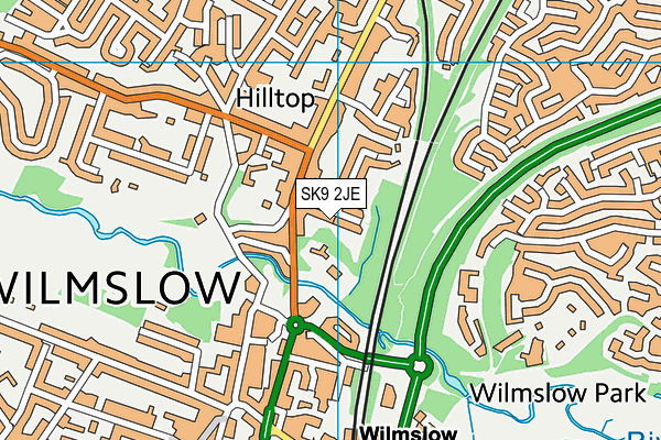 SK9 2JE map - OS VectorMap District (Ordnance Survey) SK9 2JE map - OS VectorMap District (Ordnance Survey)