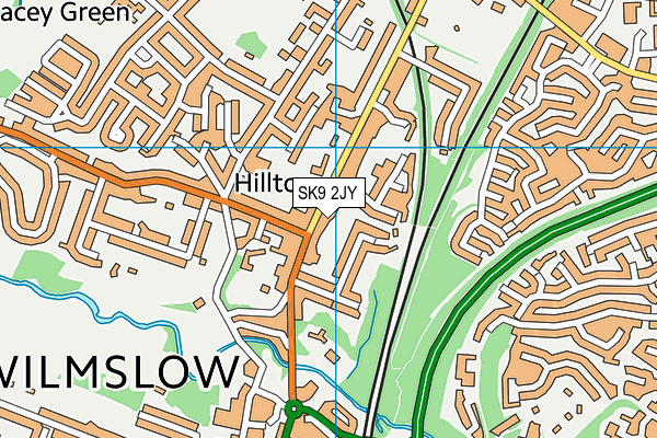 SK9 2JY map - OS VectorMap District (Ordnance Survey)