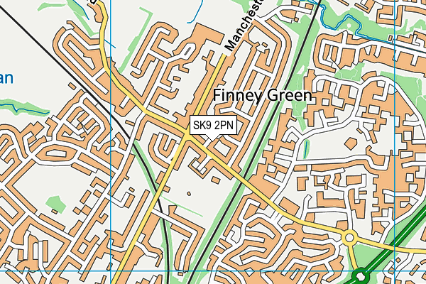 SK9 2PN map - OS VectorMap District (Ordnance Survey)
