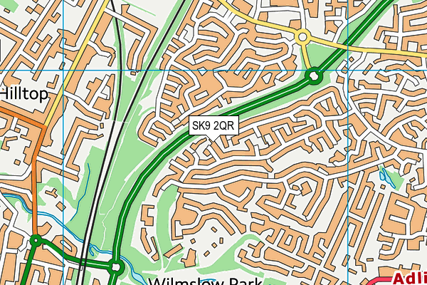 SK9 2QR map - OS VectorMap District (Ordnance Survey) SK9 2QR map - OS VectorMap District (Ordnance Survey)