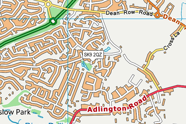 SK9 2QZ map - OS VectorMap District (Ordnance Survey)