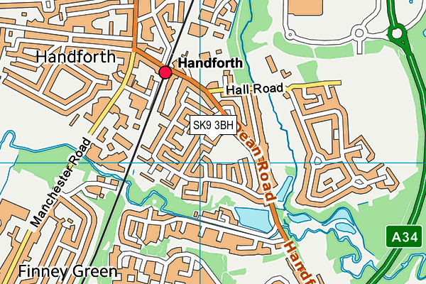 SK9 3BH map - OS VectorMap District (Ordnance Survey) SK9 3BH map - OS VectorMap District (Ordnance Survey)