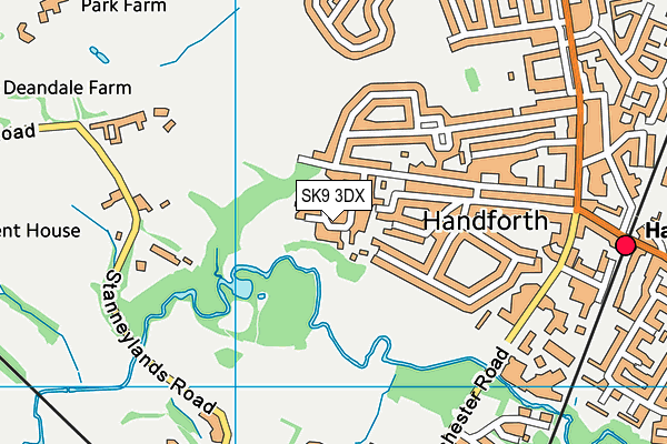 SK9 3DX map - OS VectorMap District (Ordnance Survey) SK9 3DX map - OS VectorMap District (Ordnance Survey)