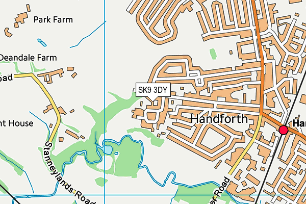 SK9 3DY map - OS VectorMap District (Ordnance Survey) SK9 3DY map - OS VectorMap District (Ordnance Survey)