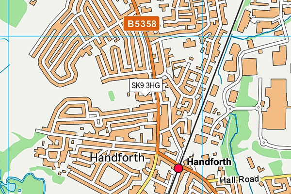 SK9 3HG map - OS VectorMap District (Ordnance Survey) SK9 3HG map - OS VectorMap District (Ordnance Survey)