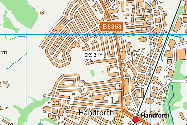 SK9 3HY map - OS VectorMap District (Ordnance Survey) SK9 3HY map - OS VectorMap District (Ordnance Survey)