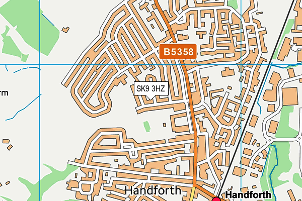 SK9 3HZ map - OS VectorMap District (Ordnance Survey) SK9 3HZ map - OS VectorMap District (Ordnance Survey)