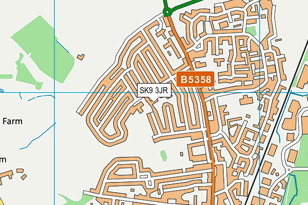 SK9 3JR map - OS VectorMap District (Ordnance Survey) SK9 3JR map - OS VectorMap District (Ordnance Survey)
