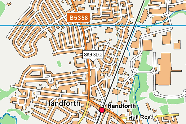 SK9 3LQ map - OS VectorMap District (Ordnance Survey)