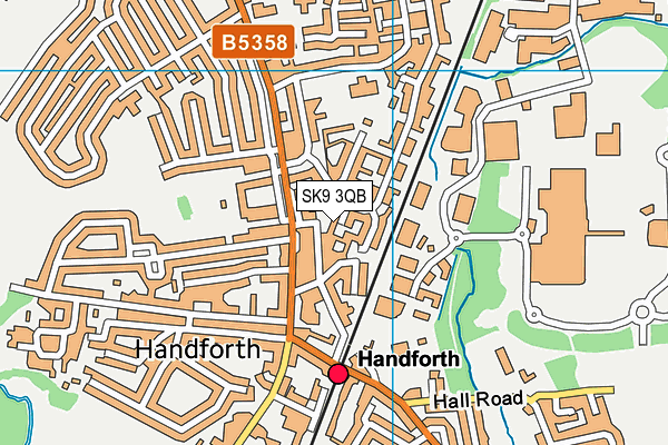 SK9 3QB map - OS VectorMap District (Ordnance Survey) SK9 3QB map - OS VectorMap District (Ordnance Survey)