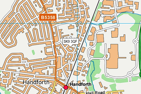 SK9 3QF map - OS VectorMap District (Ordnance Survey) SK9 3QF map - OS VectorMap District (Ordnance Survey)
