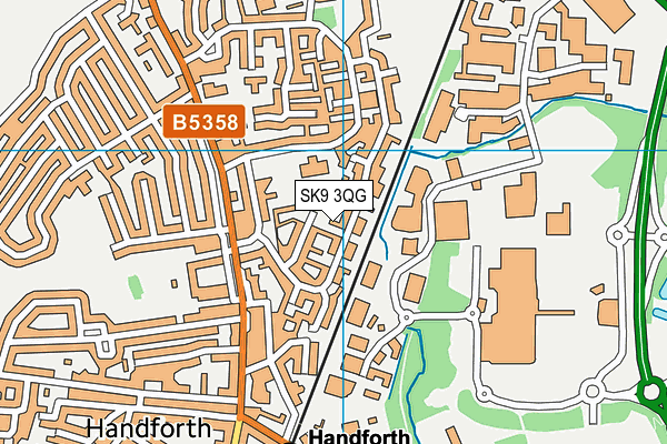 SK9 3QG map - OS VectorMap District (Ordnance Survey) SK9 3QG map - OS VectorMap District (Ordnance Survey)