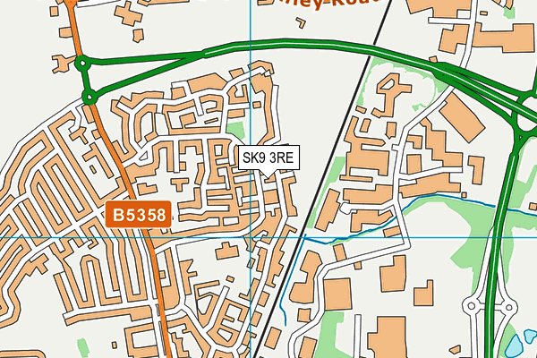 SK9 3RE map - OS VectorMap District (Ordnance Survey) SK9 3RE map - OS VectorMap District (Ordnance Survey)