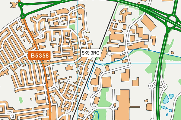 SK9 3RG map - OS VectorMap District (Ordnance Survey) SK9 3RG map - OS VectorMap District (Ordnance Survey)