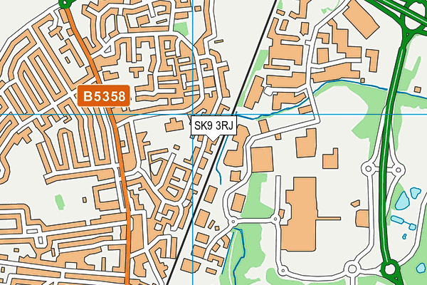 SK9 3RJ map - OS VectorMap District (Ordnance Survey) SK9 3RJ map - OS VectorMap District (Ordnance Survey)