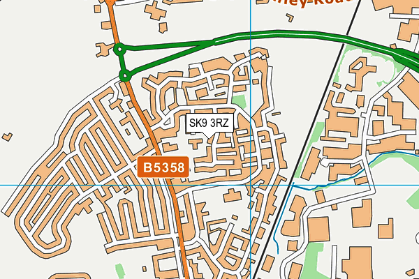 SK9 3RZ map - OS VectorMap District (Ordnance Survey) SK9 3RZ map - OS VectorMap District (Ordnance Survey)