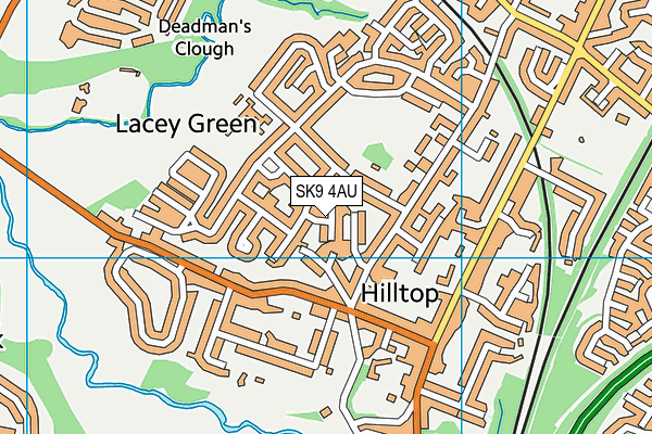 SK9 4AU map - OS VectorMap District (Ordnance Survey) SK9 4AU map - OS VectorMap District (Ordnance Survey)