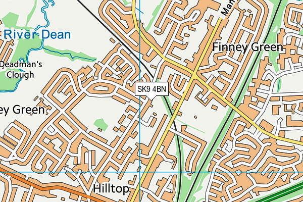 SK9 4BN map - OS VectorMap District (Ordnance Survey) SK9 4BN map - OS VectorMap District (Ordnance Survey)