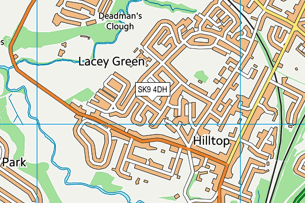 SK9 4DH map - OS VectorMap District (Ordnance Survey) SK9 4DH map - OS VectorMap District (Ordnance Survey)