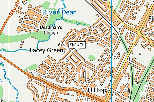 SK9 4EH map - OS VectorMap District (Ordnance Survey)