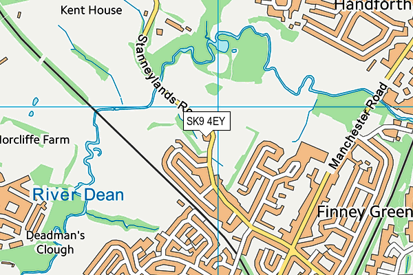 SK9 4EY map - OS VectorMap District (Ordnance Survey) SK9 4EY map - OS VectorMap District (Ordnance Survey)