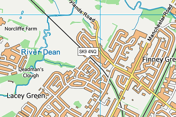 SK9 4NQ map - OS VectorMap District (Ordnance Survey)