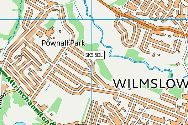 SK9 5DL map - OS VectorMap District (Ordnance Survey) SK9 5DL map - OS VectorMap District (Ordnance Survey)