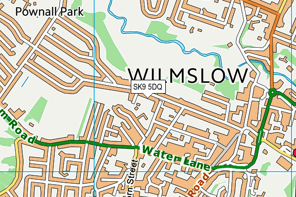 SK9 5DQ map - OS VectorMap District (Ordnance Survey) SK9 5DQ map - OS VectorMap District (Ordnance Survey)