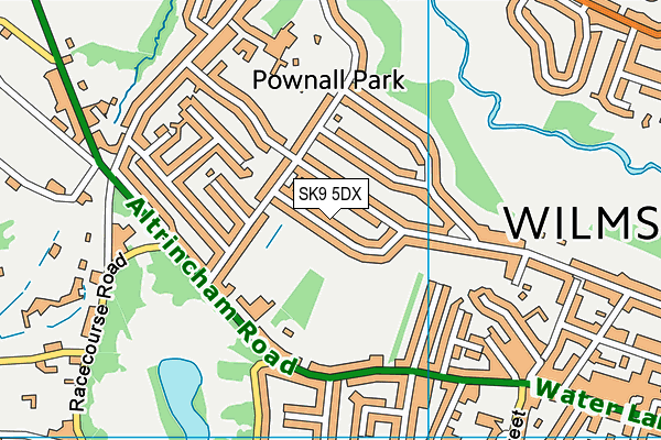 SK9 5DX map - OS VectorMap District (Ordnance Survey) SK9 5DX map - OS VectorMap District (Ordnance Survey)