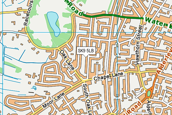 SK9 5LB map - OS VectorMap District (Ordnance Survey) SK9 5LB map - OS VectorMap District (Ordnance Survey)