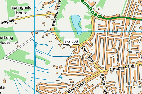 SK9 5LG map - OS VectorMap District (Ordnance Survey) SK9 5LG map - OS VectorMap District (Ordnance Survey)