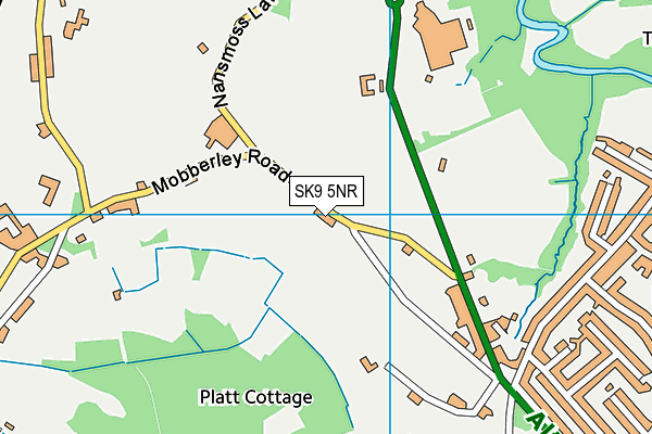 SK9 5NR map - OS VectorMap District (Ordnance Survey) SK9 5NR map - OS VectorMap District (Ordnance Survey)