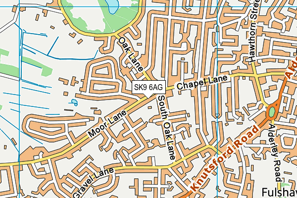 SK9 6AG map - OS VectorMap District (Ordnance Survey) SK9 6AG map - OS VectorMap District (Ordnance Survey)