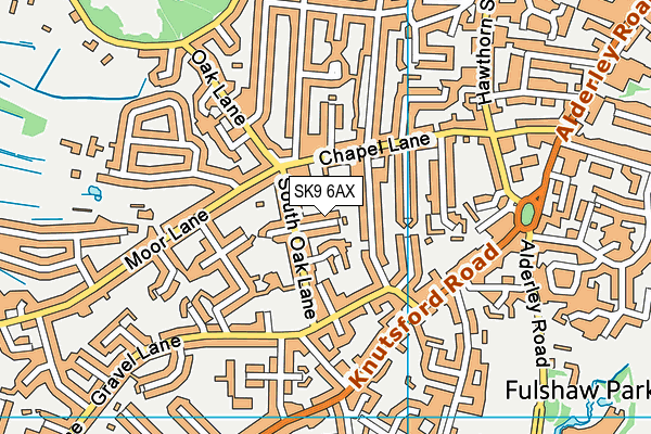 SK9 6AX map - OS VectorMap District (Ordnance Survey) SK9 6AX map - OS VectorMap District (Ordnance Survey)
