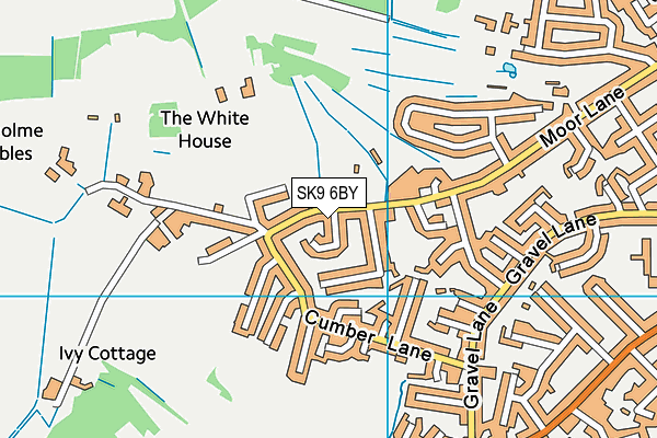SK9 6BY map - OS VectorMap District (Ordnance Survey) SK9 6BY map - OS VectorMap District (Ordnance Survey)