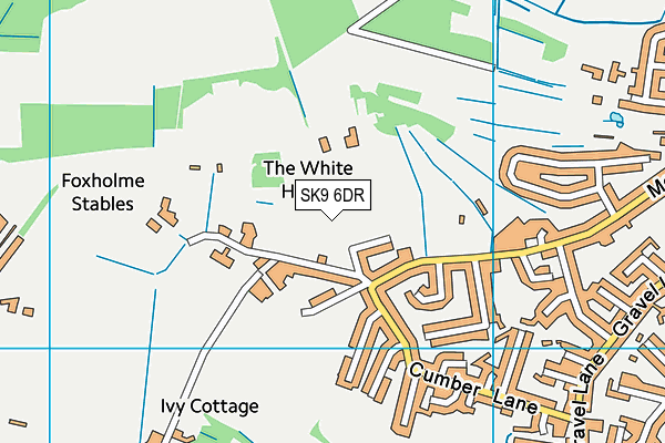 SK9 6DR map - OS VectorMap District (Ordnance Survey) SK9 6DR map - OS VectorMap District (Ordnance Survey)