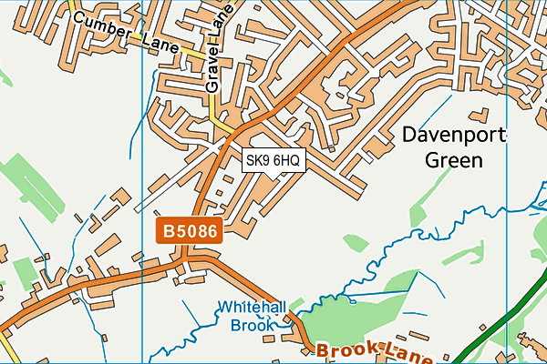 SK9 6HQ map - OS VectorMap District (Ordnance Survey)