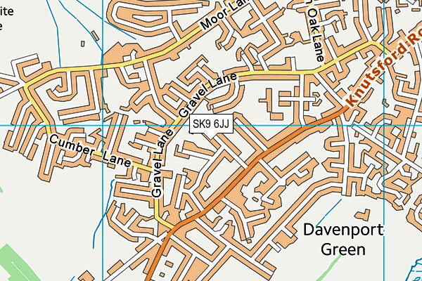 SK9 6JJ map - OS VectorMap District (Ordnance Survey)