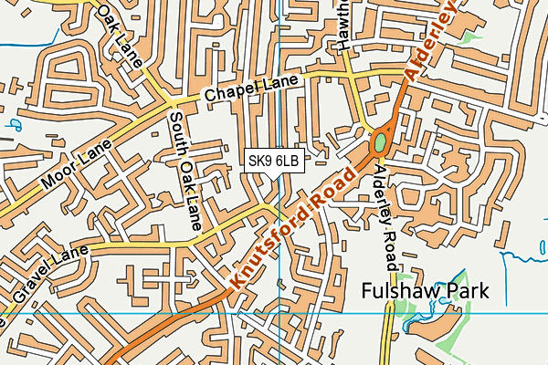 SK9 6LB map - OS VectorMap District (Ordnance Survey) SK9 6LB map - OS VectorMap District (Ordnance Survey)