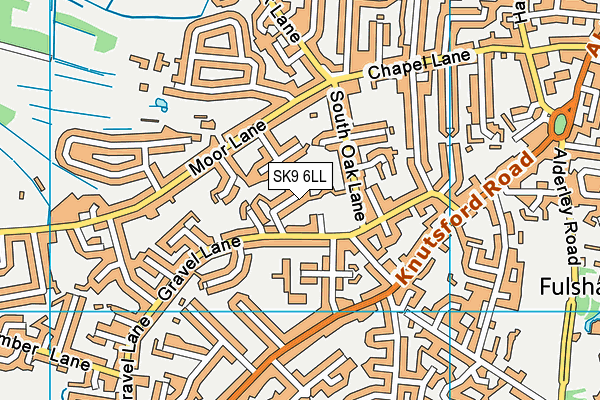 SK9 6LL map - OS VectorMap District (Ordnance Survey) SK9 6LL map - OS VectorMap District (Ordnance Survey)