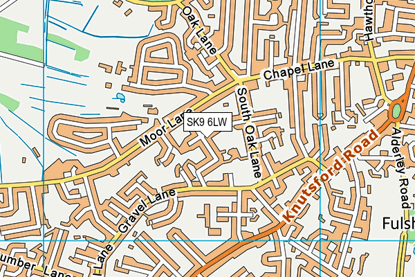 SK9 6LW map - OS VectorMap District (Ordnance Survey)