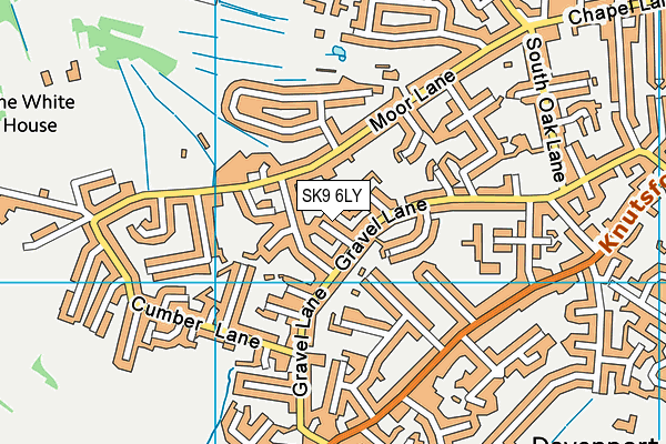 SK9 6LY map - OS VectorMap District (Ordnance Survey)