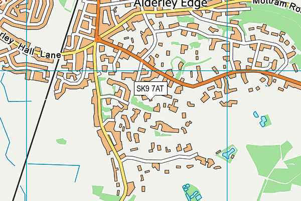 SK9 7AT map - OS VectorMap District (Ordnance Survey) SK9 7AT map - OS VectorMap District (Ordnance Survey)