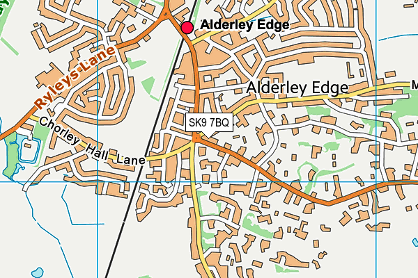 SK9 7BQ map - OS VectorMap District (Ordnance Survey) SK9 7BQ map - OS VectorMap District (Ordnance Survey)