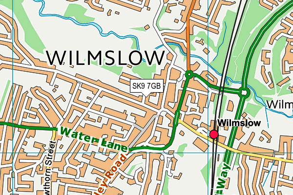 SK9 7GB map - OS VectorMap District (Ordnance Survey)